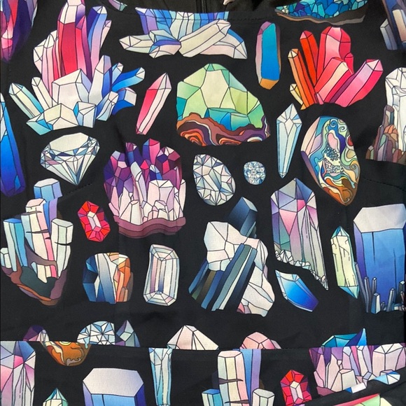 L.A. SOUL NWT Colorful Crystal Sleeveless WMNS Dress sz small - Picture 2 of 6